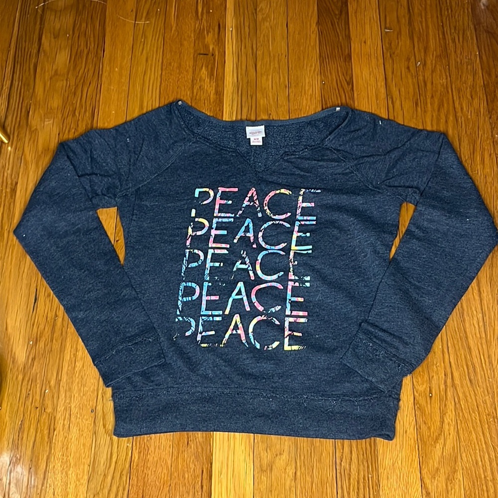 Mossimo Peace Sweatshirt Medium